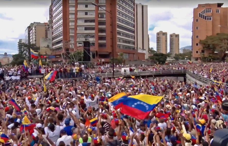حامیان دولت ونزوئلا در کاراکاس تظاهرات کردند