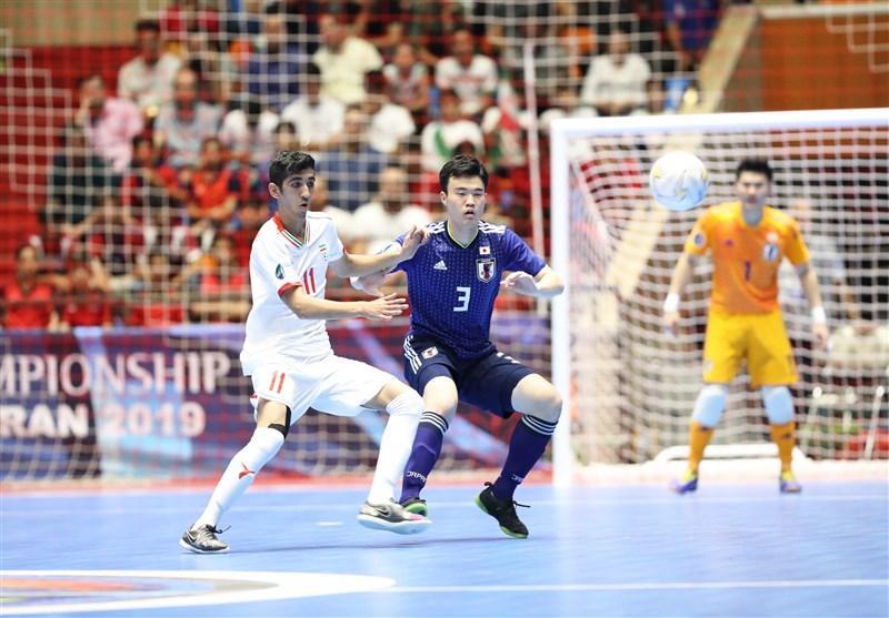 فوتسال قهرمانی زیر 20سال آسیا، ایران با شکست مقابل ژاپن از صعود به فینال بازماند