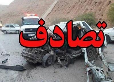 یک کشته و 11 مصدوم در تصادف جاده های فارس