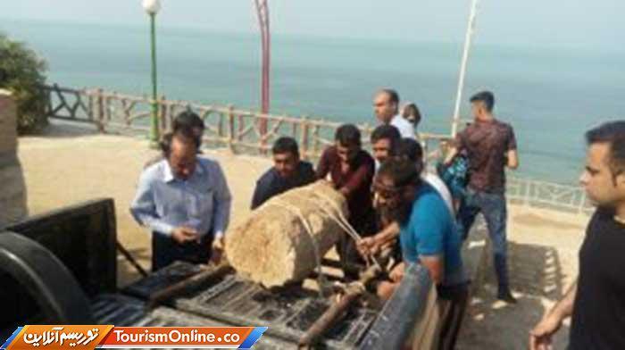 کشف لنگرِ سنگی کشتی دوره اسلامی در ساحل ریشهر