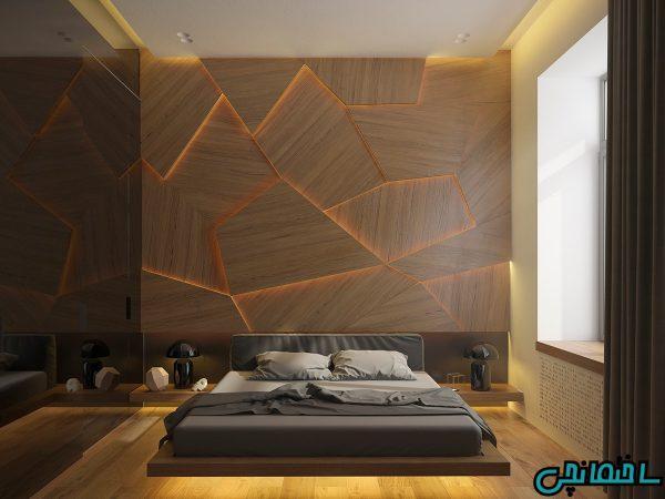 10 طرح از دیوارپوش چوبی لوکس