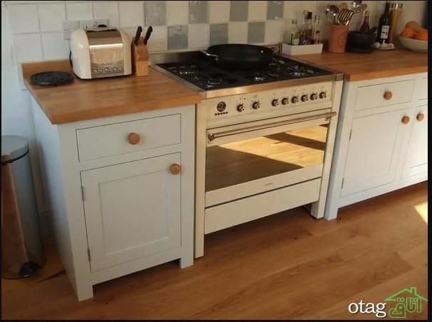 30 مدل کابینت پایه دار مناسب آشپزخانه بدون احتیاج به نصب