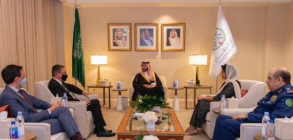 وزیر خارجه آمریکا با معاون وزیر دفاع عربستان ملاقات کرد